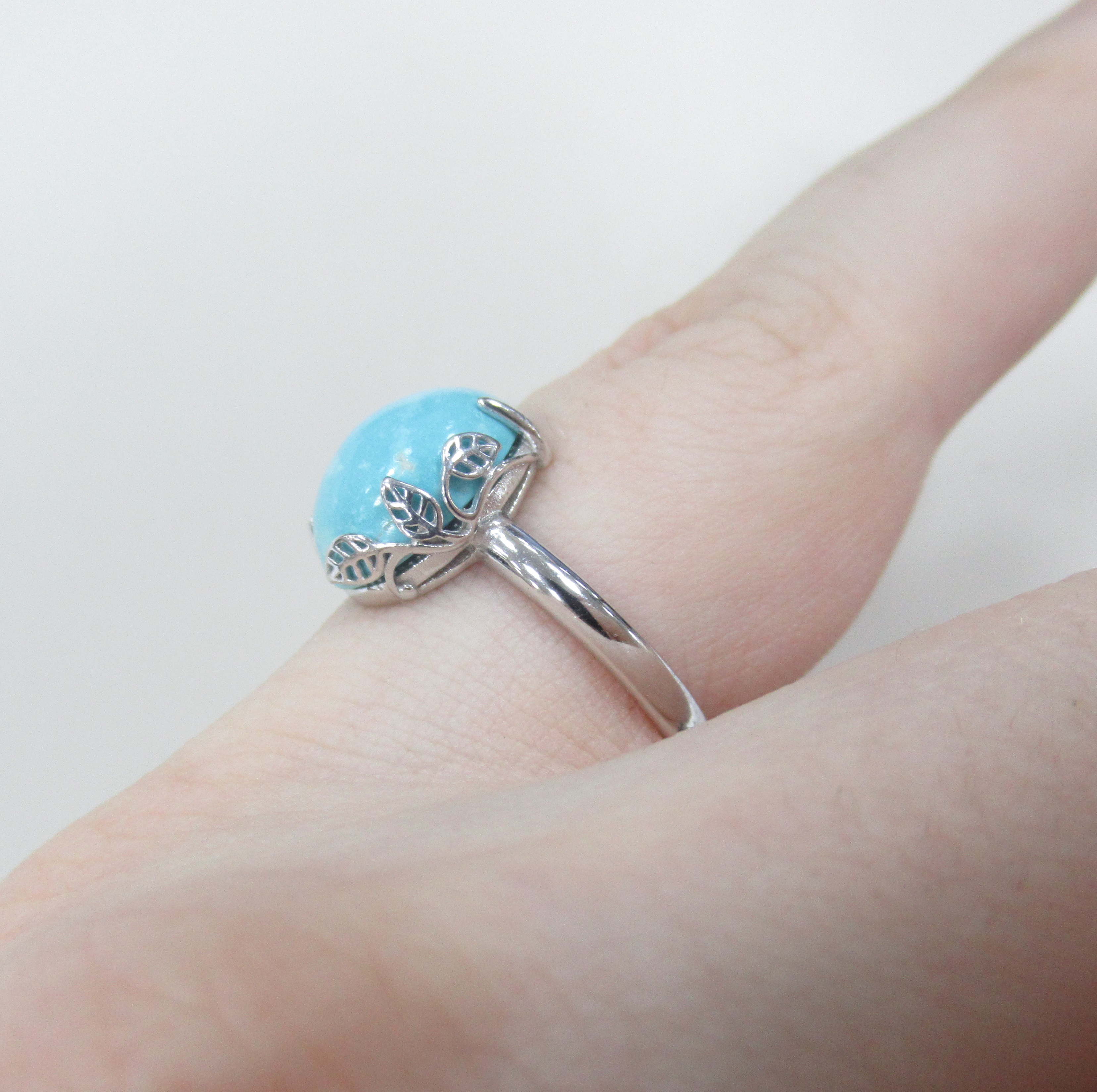 Серебряное кольцо с бирюзой